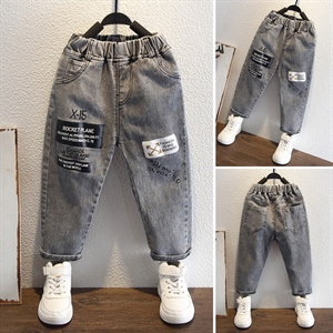 艾酷儿童装&GPJJ-字母X-15牛仔裤,童装裤子,艾酷儿童装